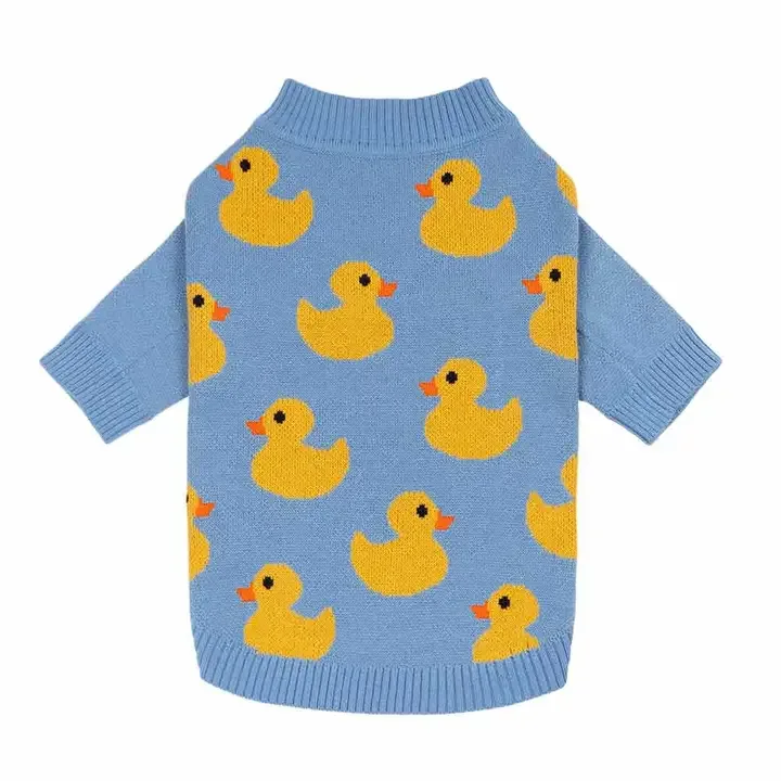 Duck Prints Dog Sweater - Image 2