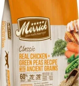 Merrick Classic Canine Chicken + Brown Rice with Healthy Ancient Grains Dry Dog Food with Healthy Grains - 4 lb Bag