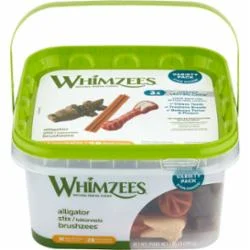 Whimzees Variety Pack Dental Dog Chews - Medium - 28 Count Pail