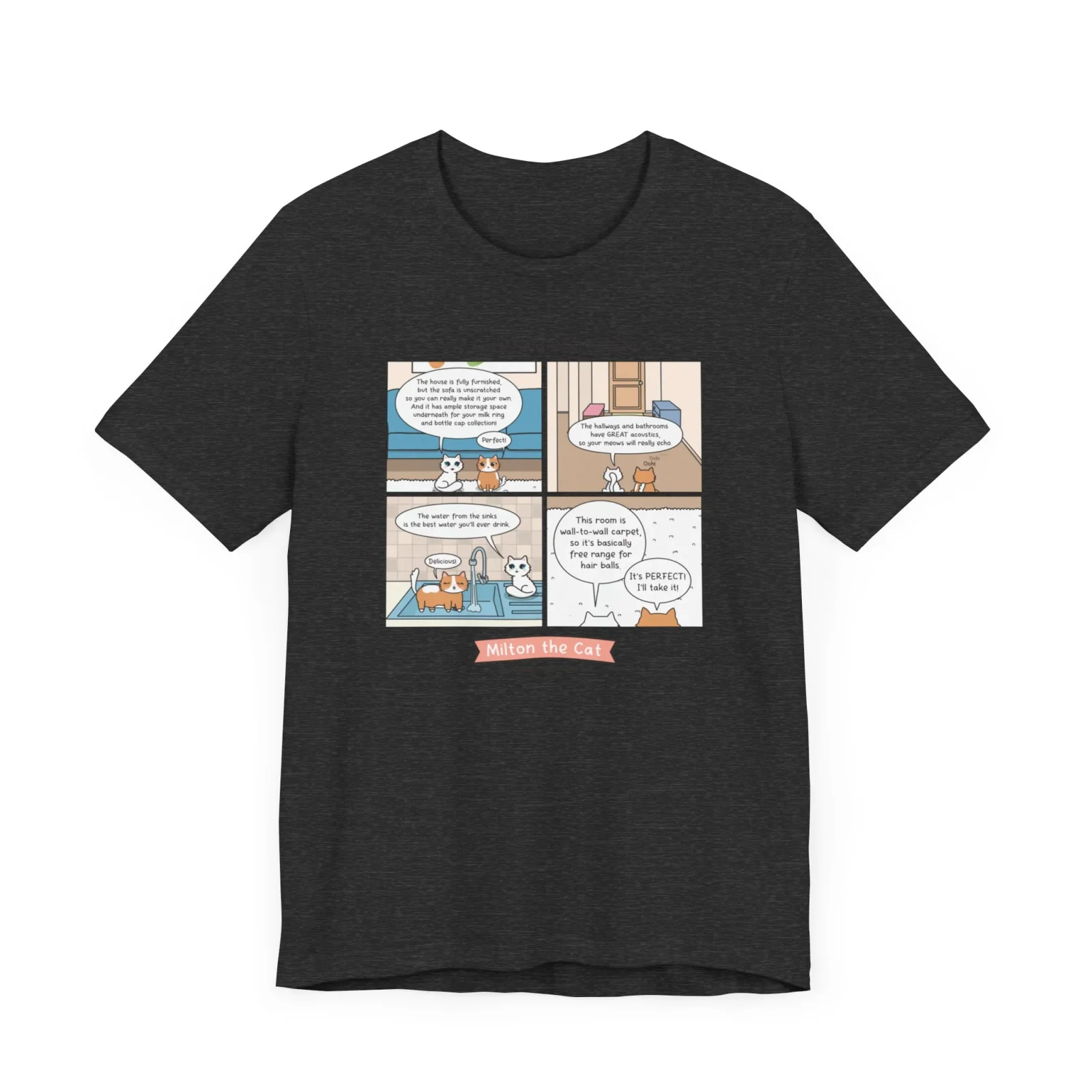 If Cats Sold Real Estate Comic T-Shirt - Image 2