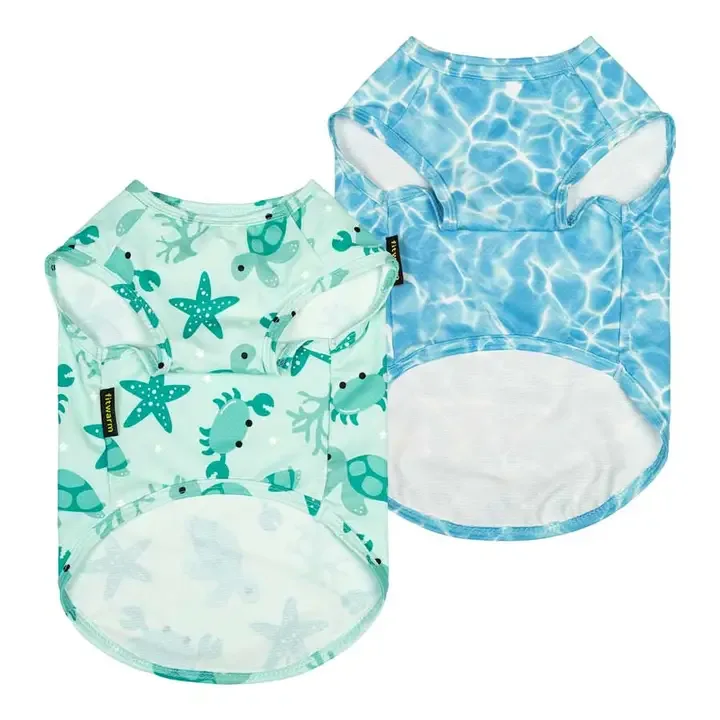 2 Pack Marine Upf 50+ Dog Uv Protection Shirt - Image 2