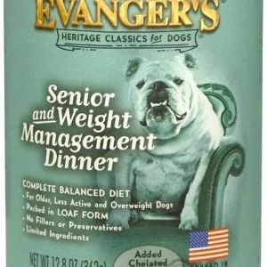 Evanger's All Natural Senior Complete Classic Canned Dog Food Dinners - 13 oz Cans - Case of 12