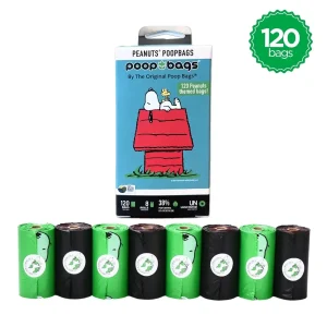 USDA Biobased Peanuts Unscented Dog Leash Rolls