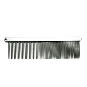 SureGrip Dog Face Comb, Medium/Fine Long Pin, 4.5 inches