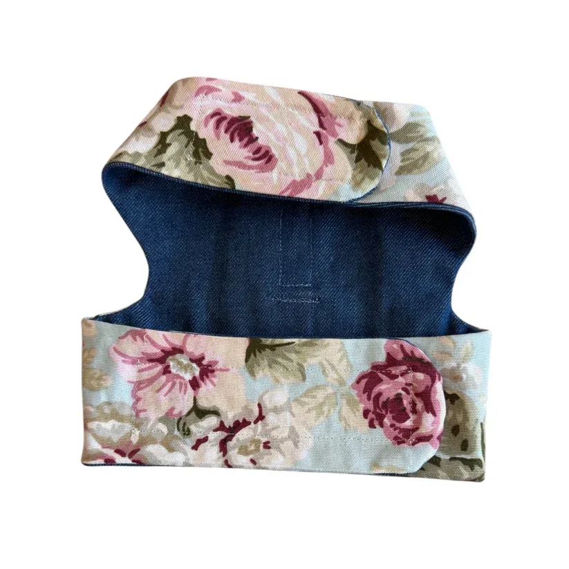 Luxury Floral Harness in Blue - Image 2