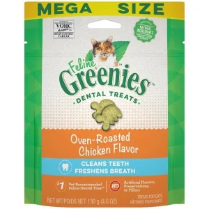 Greenies Feline Chicken Dental Cat Treats - 4.6 oz