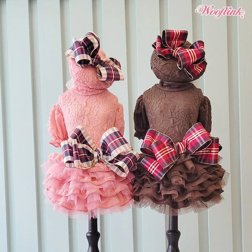 Wooflink Hi Fall Dress in Vintage Pink - Image 2