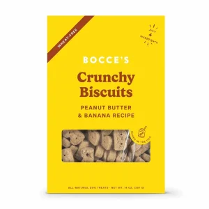 Bocce's Bakery PB + Banana Biscuit Boxes Dog Treats 14 oz