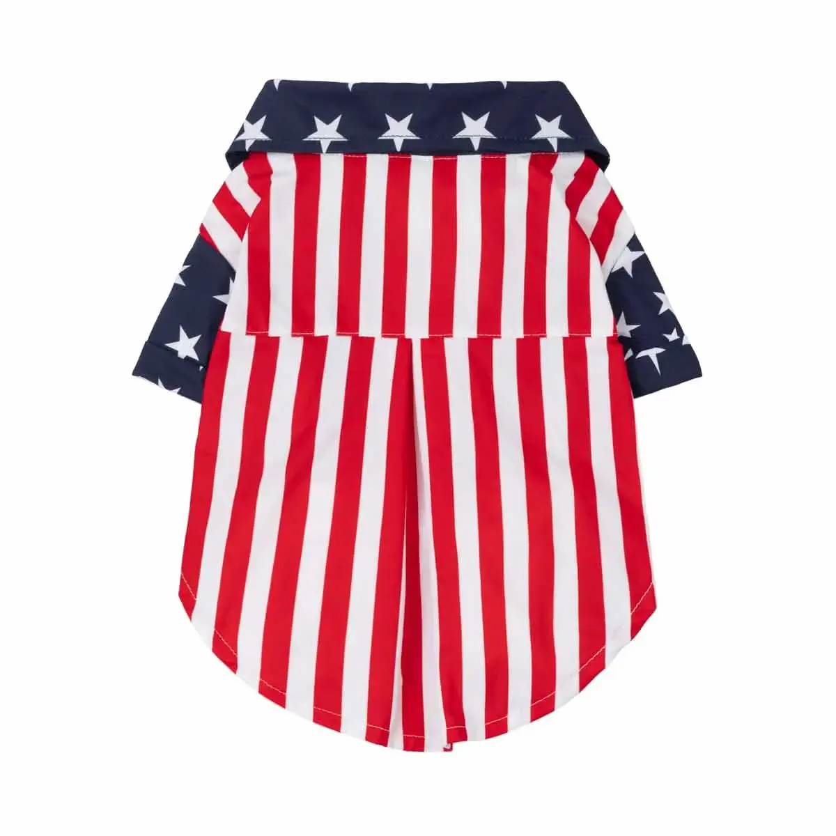 Patriotic Stars and Stripes Dog Shirt