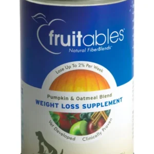 Fruitables Pumpkin Weight Loss Supplement Canned Cat and Dog Food - 15 oz Cans - Case of 12