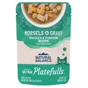 Natural Balance Original Ultra Platefulls Chicken & Pumpkin Recipe in Gravy Wet Cat Food