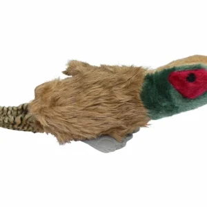 Multipet Migrators Pheasant - 18 in Realistic Plush Squeaky Dog Toy