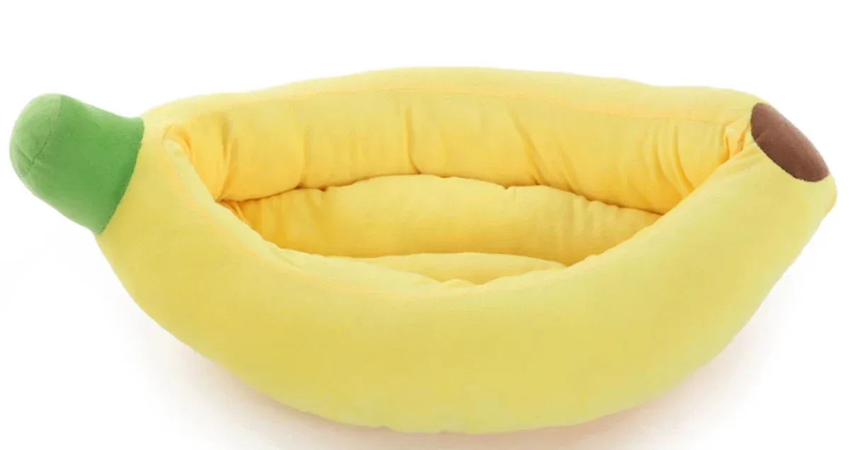 Medium Banana Shaped Dog Bed - Image 2