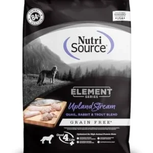Nutrisource Element Series Upland Stream Grain-Free Quail Rabbit and Trout Dry Dog Food