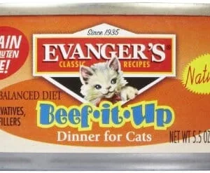 Evanger's Classic Beef It Up Canned Cat Food- 5.5 oz Cans - Case of 24