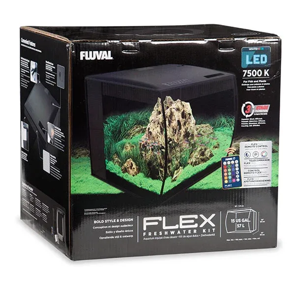 Fluval Flex Aquarium Kit - 15-Gallon Aquarium - Image 2