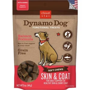 Cloud Star Grain-Free Skin & Coat Soft and Chewy Dog Treats - Salmon