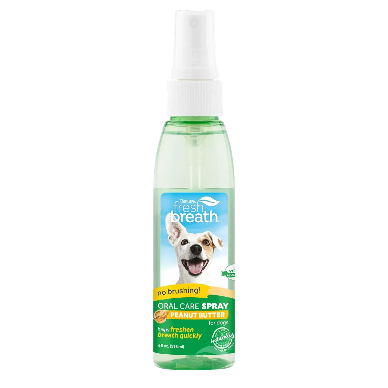 Tropiclean Fresh Breath Oral Care Spray Peanut Butter, 4 oz