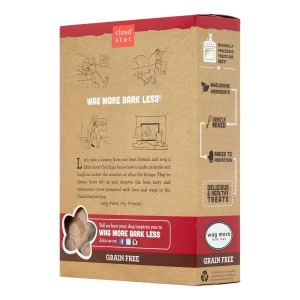 Cloud Star Grain-Free Wag More Bark Less Pumpkin Oven Baked Dog Biscuit Treats - 14 oz Box