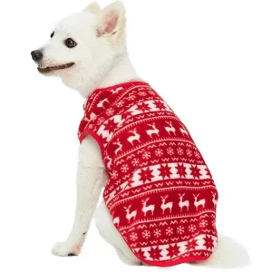 Christmas Holiday Reindeer & Snowflake Sweater