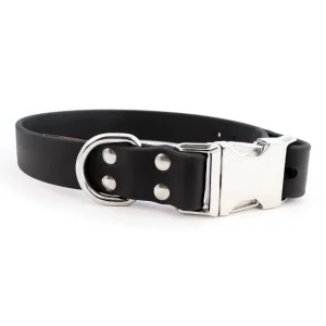 Waterproof Sparky's Choice Collars with Side Release Buckles in Black