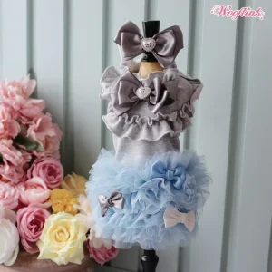 Wooflink Candyfloss Dress in Gray