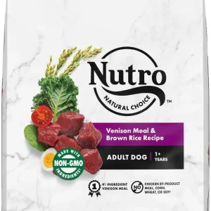 Nutro Adult Venison Meal & Rice Dry Dog Food - 30 lb Bag