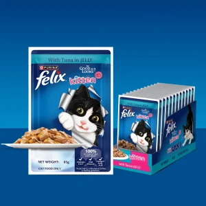 Purina Felix with Tuna in Jelly Complete and Balanced Kitten Wet Food