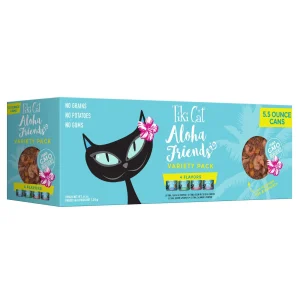 Tiki Cat Grain-Free Aloha Friends Tuna Variety Pack Canned Cat Food - 5.5 oz Cans - Case of 8
