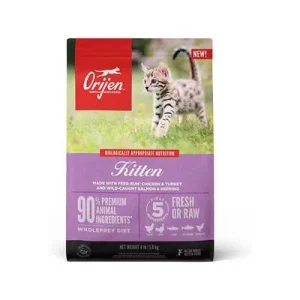 Orijen 'Kentucky Dogstar Chicken' Kitten Dry Cat Food - 4 lb Bag
