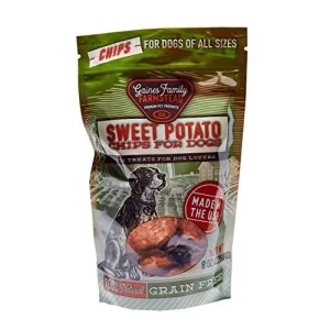 Gaines Family Farm Grain-Free Sweet Potato Chips Natural Dog Chews - 8 oz Bag