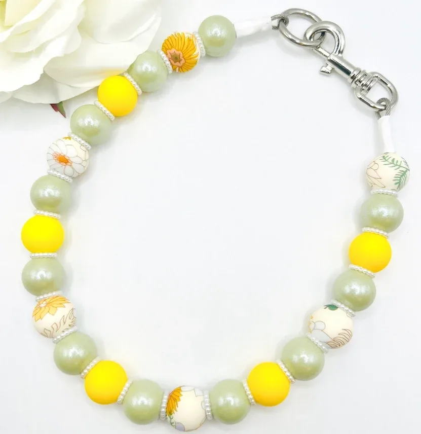1930's Flora Vintage Glam Beaded Collar