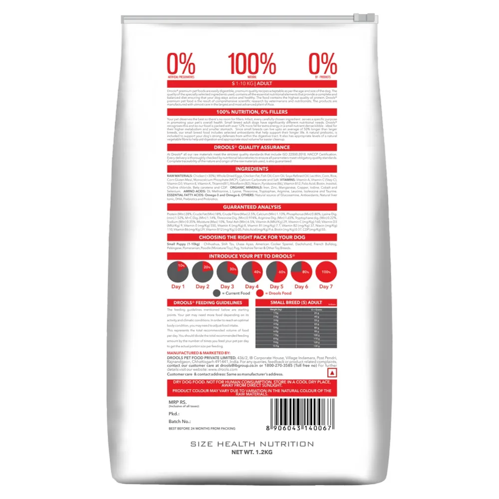 Drools Premium Small Breed Adult Dog Dry Food - Image 2