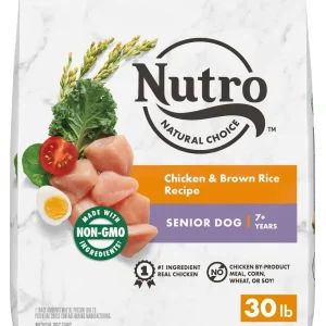 Nutro Natural Choice Senior Chicken, Rice & Sweet Potato Dry Dog Food - 30 lb Bag