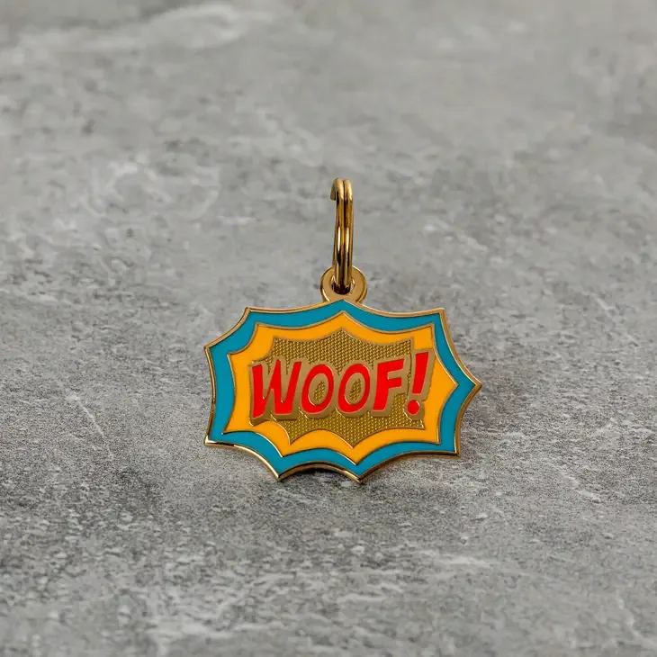 Woof! Pet ID Tag