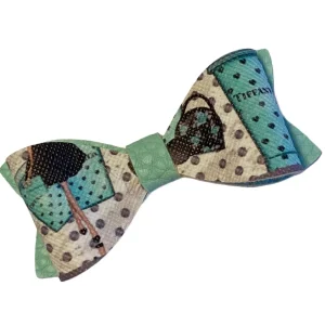 Coffee at Sniffany Vegan Leather Dog Bow by Bark Fifth Avenue