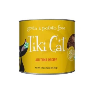 Tiki Cat Ahi Tuna Canned Cat Food - 10 oz Cans - Case of 4
