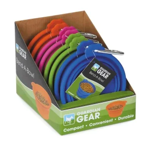 Guardian Gear Bend-a-Bowl Flexible Travel Dog Bowl Small 8 ct Display