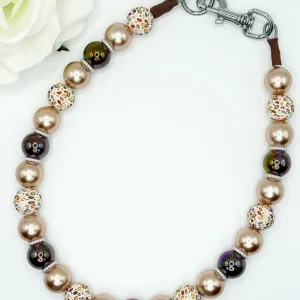 1980's Café Society Beaded Collar