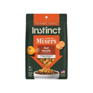 Instinct Raw Boost Mixers Freeze Dried Gut Health Topper for Dogs