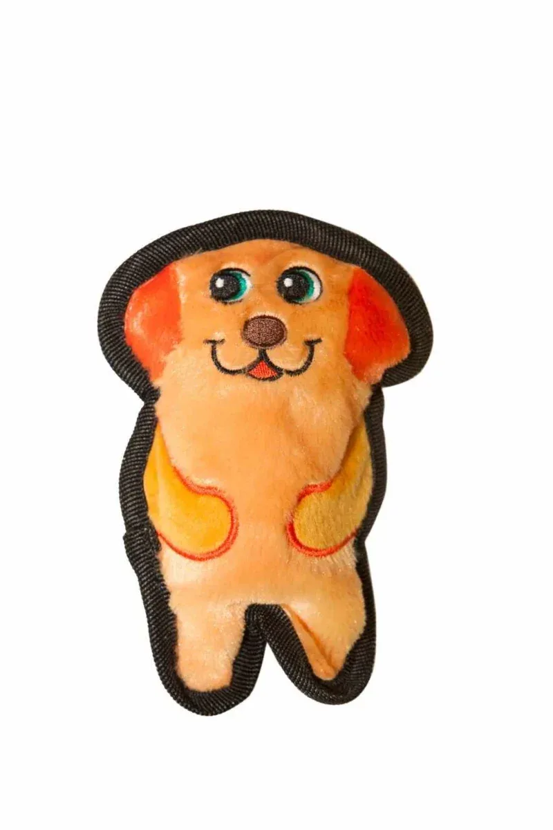 Outward Hound Invincibles Dog Durable Plush Dog Toy Orange X-Small