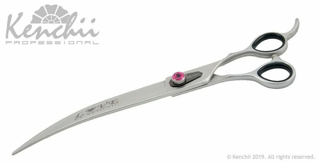 Kenchii Love Shears, Curved, 9 inch