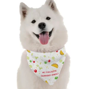 My Favorite Drinking Amigo Dog Bandana by BanDoggie