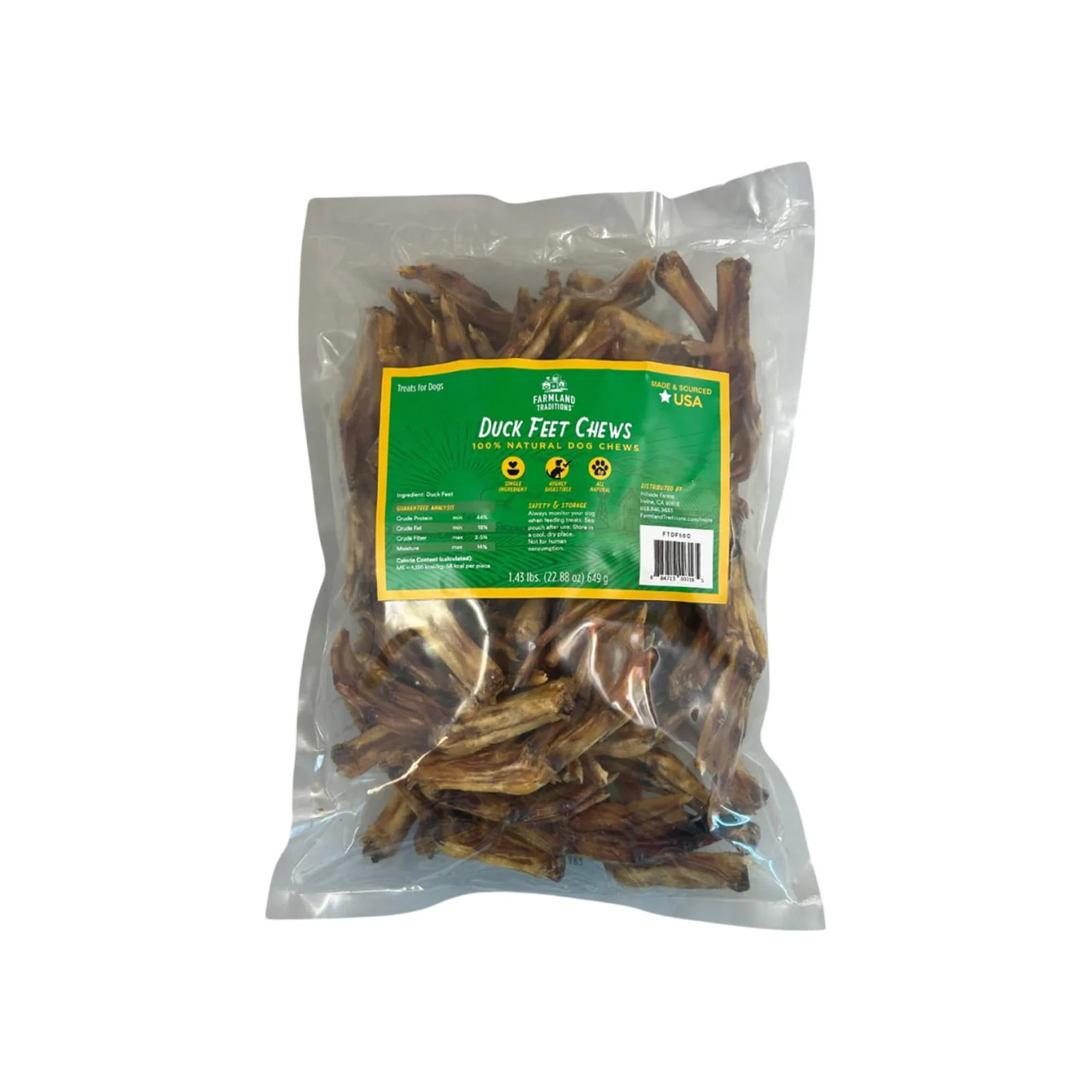 Farmland Traditions Duck Feet Dog Treats