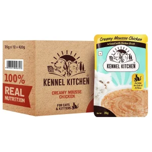Kennel Kitchen Chicken Creamy Mousse Kitten & Adult Cat Wet Food (All Life Stage)
