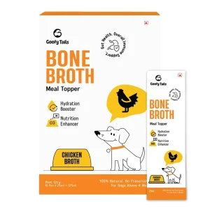 Goofy Tails Chicken Bone Broth Dog for Extra Small & Small Dogs
