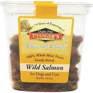 Evanger's Salmon Freeze-Dried Treats for Dogs and Cats - 4.6 oz Bag