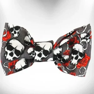 Walk-e-Woo Tattoo Art Dog Bow Tie - Bold, Edgy Style for Every Pup