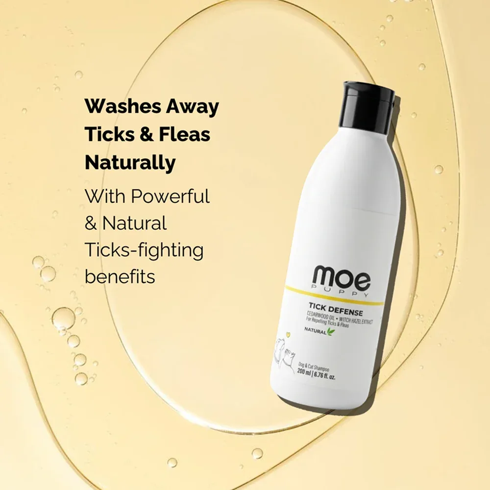 Moe Puppy Tick Defense Shampoo for Dogs & Cats - Image 2