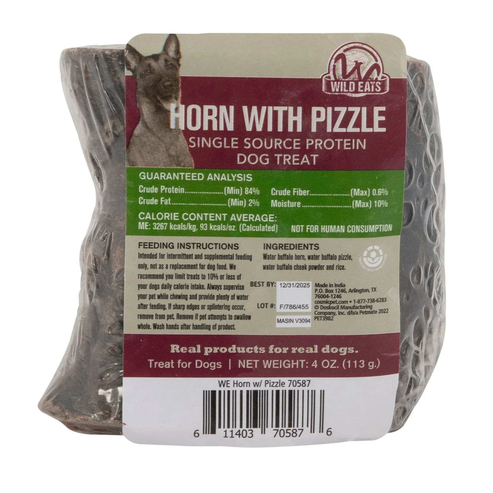 Wild Eats Water Buffalo Tuffie With Pizzle - Image 2